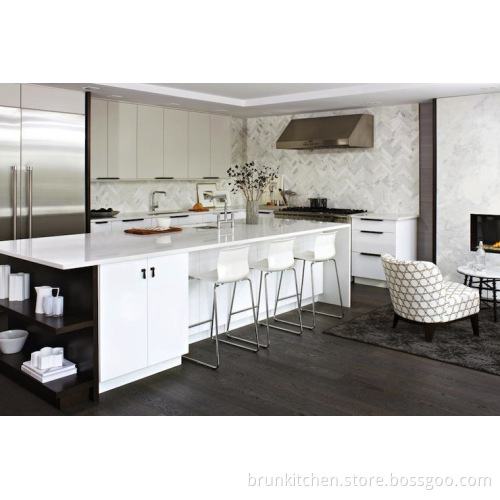 White Lacquer Modern Design Kitchen Cabinet